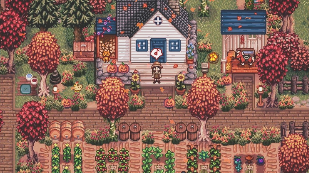 morning autumn stardew valley chill music to start your day🍂
