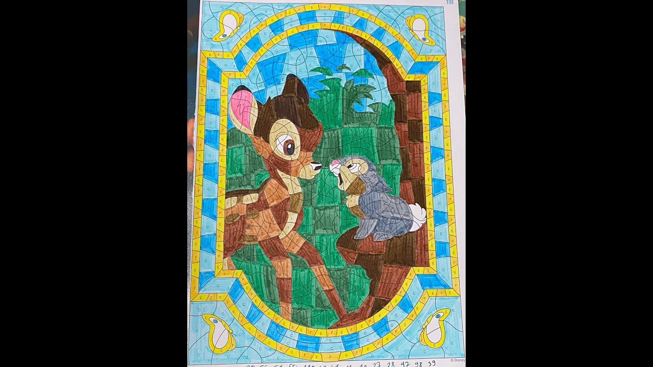 Coloriage de Bambi et Panpan - YouTube