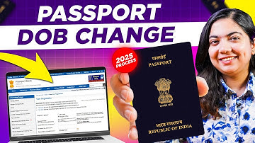 How to change date of birth in your Passport | Passport correction in 2025 ✅