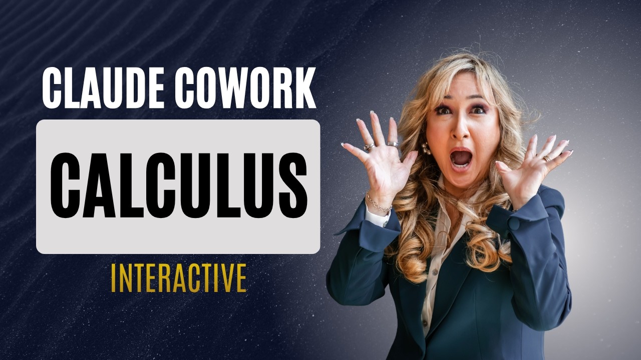 Calcus Build 357. Using Claude Cowork to build a Calculus Interactive - YouTube