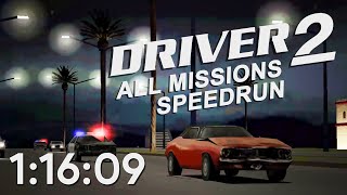 ReDriver 2 All Missions Speedrun in 1:16:09