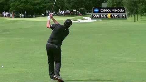 Steven Bowditch’s slo-mo iron swing is analyzed at AT&T Byron Nelson