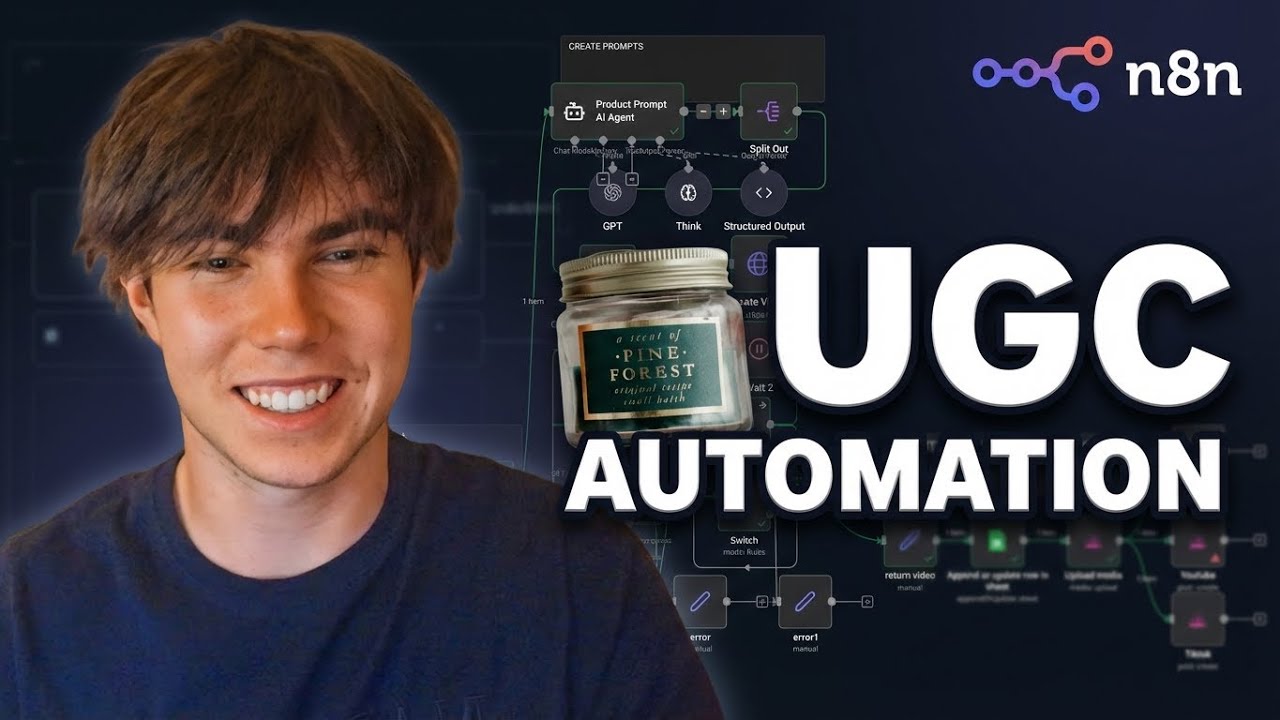 Generate Infinite This AI System Generates Infinite UGC Product Videos (n8n No-Code ...
