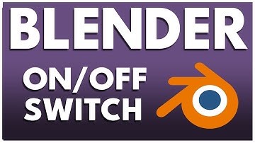 Blender On Off Toggle Switch