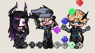 2BEEP2MEOW but Sibylle, Lynn and Randy Sings it [FNF Duet Night Abyss Reskin + Cover]