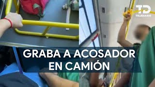 Joven Graba A Un Hombre Haciéndole Tocamientos Inapropiados En Un Camión De La Ruta 226