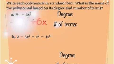 Chapter 8 Section 1 - Adding and Subtracting Polynomials(Alg1)