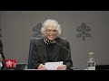 14 October 2024 - Briefing, XVI General Ordinary Assembly of the Synod