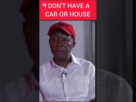 I don't have a car or house, I'm the poorest politician #bonganimenze #juliusmalema #sapolitics