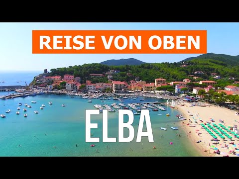 Elba von Drohne | Luftaufnahmen Video 4k | Italien, Insel Elba von oben