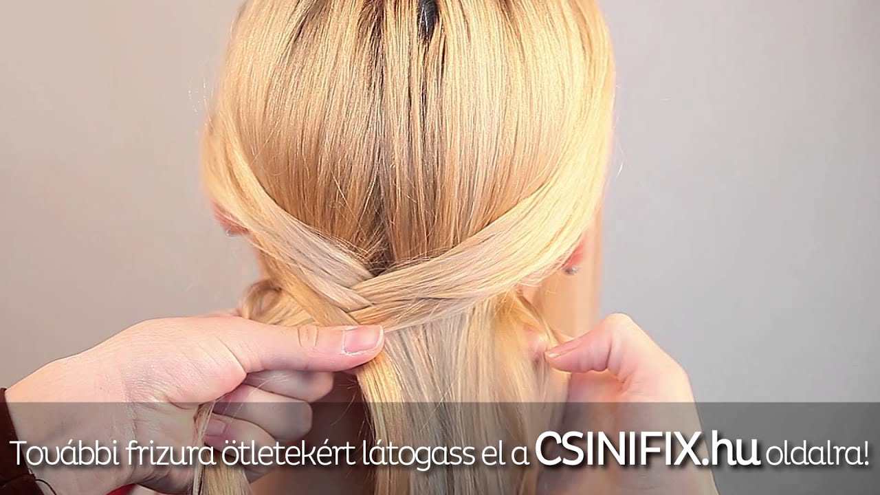 Egyszerű halszálka fonás lépésről-lépésre