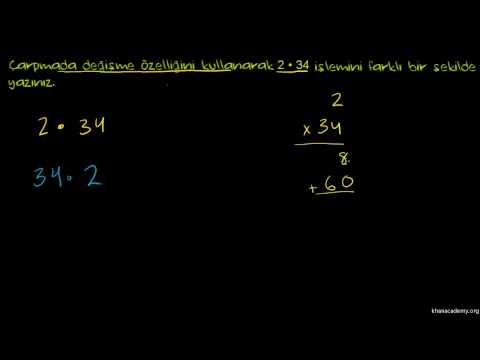 Video: Çarpmanın değişme özelliğine sahip olmayan bir örnek nedir?
