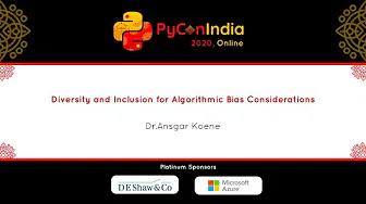 Image from Diversity Talk: Diversity and Inclusion for Algorithmic Bias Considerations