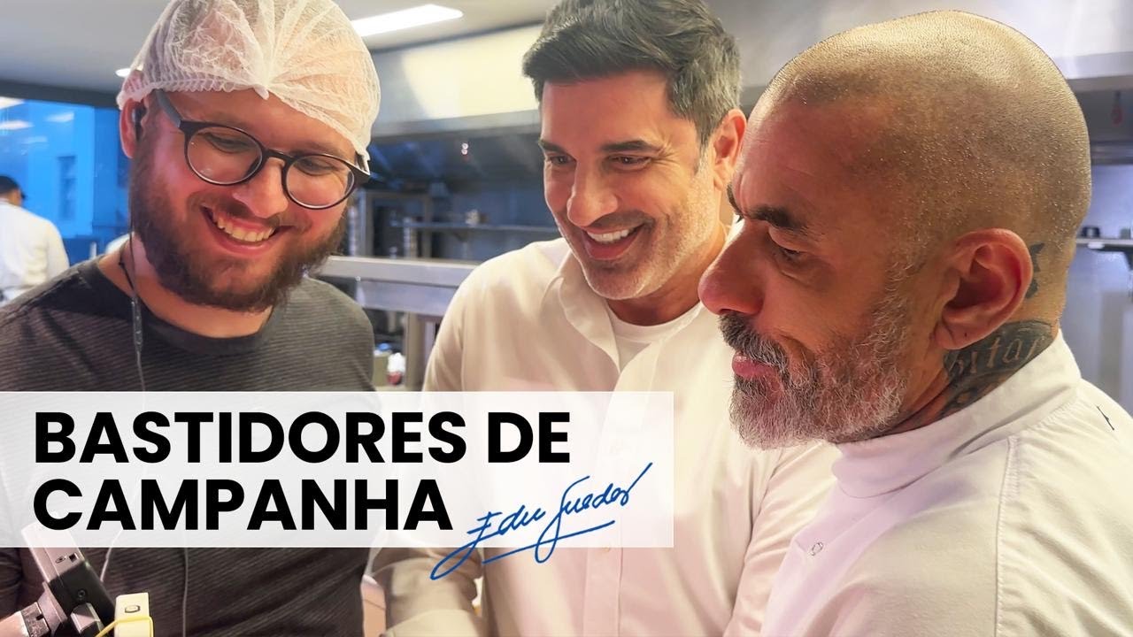 COZINHANDO COM FOGAÇA - BASTIDORES - CANAL EDU GUEDES