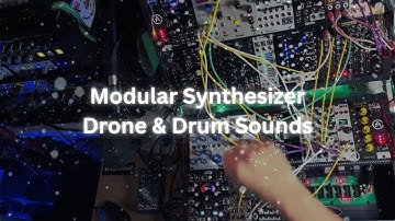 Modular Synthesizer Drone & Drum Sounds #modularsynth #sounddesign #eurorack #electronicmusic #music