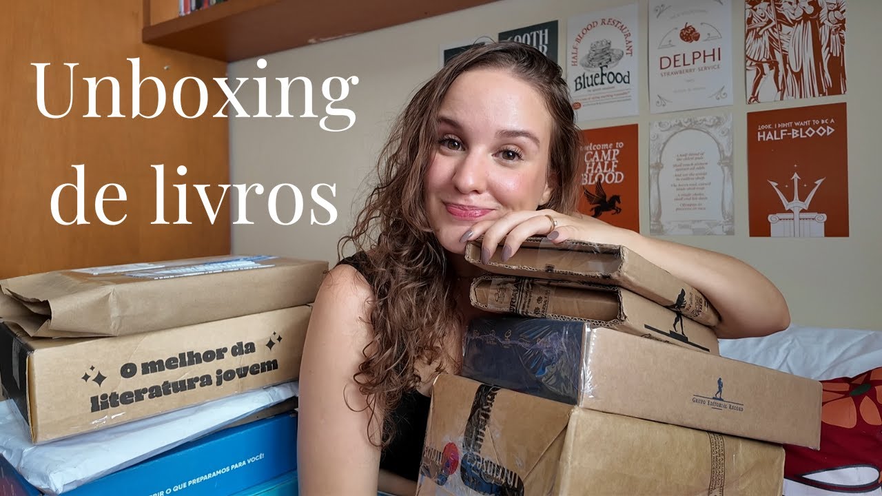 Unboxing de livros novos | book haul