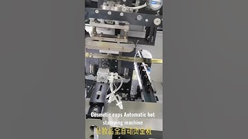 Cosmetic caps automatic hot stamping machine