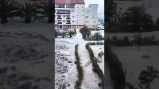 мощнейший шторм в Сочи