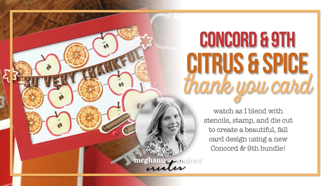 Live replay: Citrus & Spice Thank You Card + Crafted by C9 Unboxing!