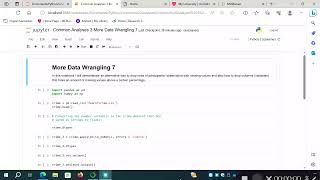 Common Analyses 3 More Data Wrangling 7