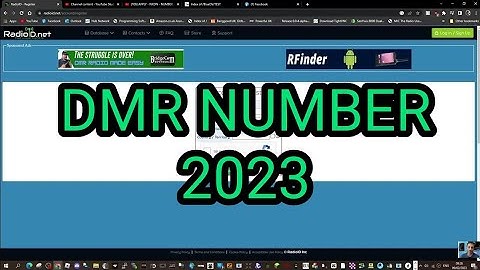 2023 - DMR(NXDN) NUMBER APPLICATION