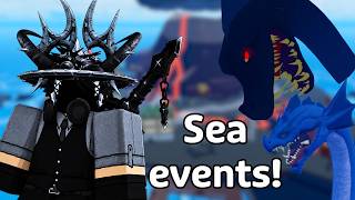 Farming Sea Events & Fist of Darkness | Blox Fruits