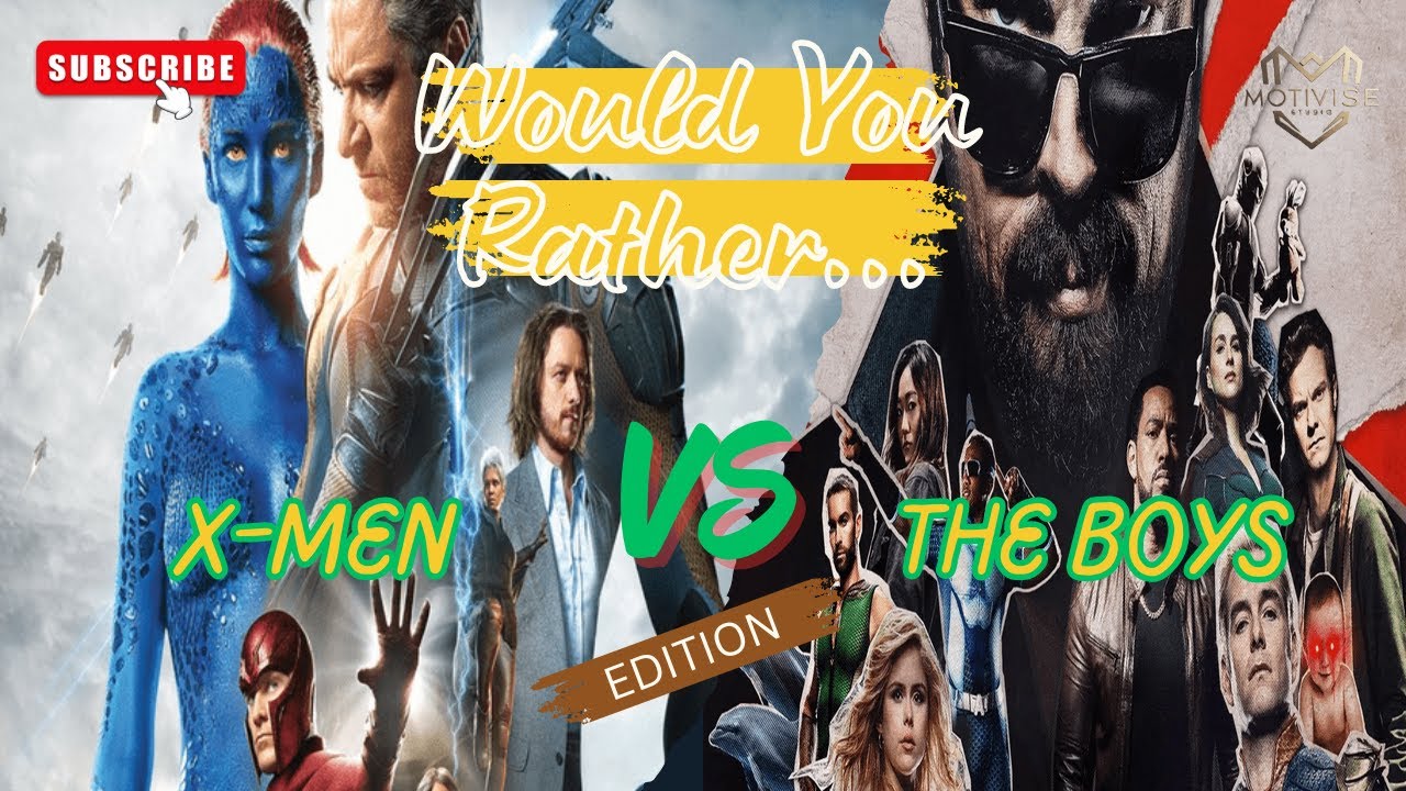 Ultimate "Would You Rather" Game: X-Men vs The Boys! | Quizzify Central