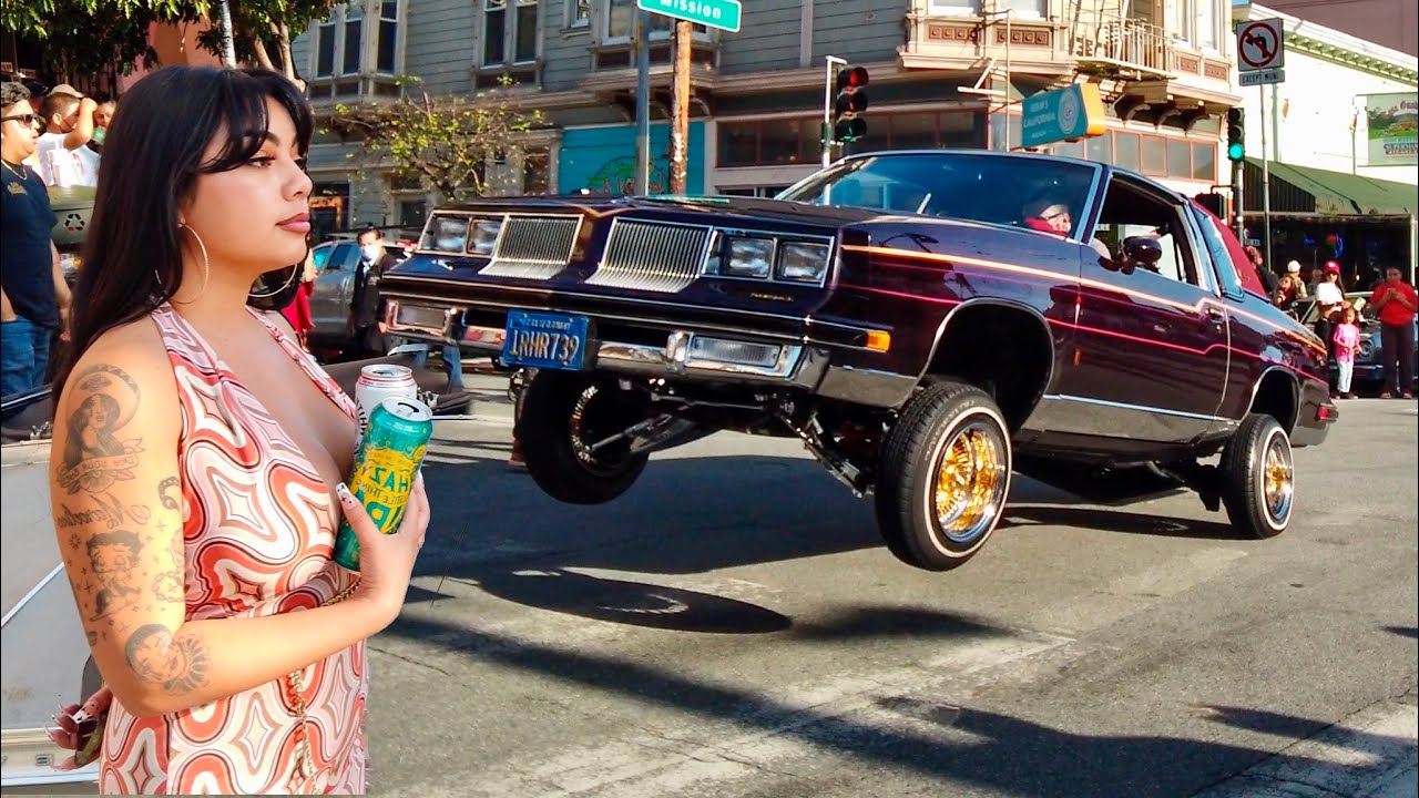 LOWRIDERS on The Mission St San Francisco - YouTube