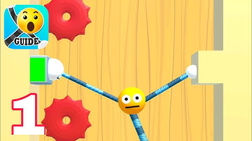 Stretch Guy - Gameplay Walkthrough Part 2 Levels 1-20 (Android, iOS)