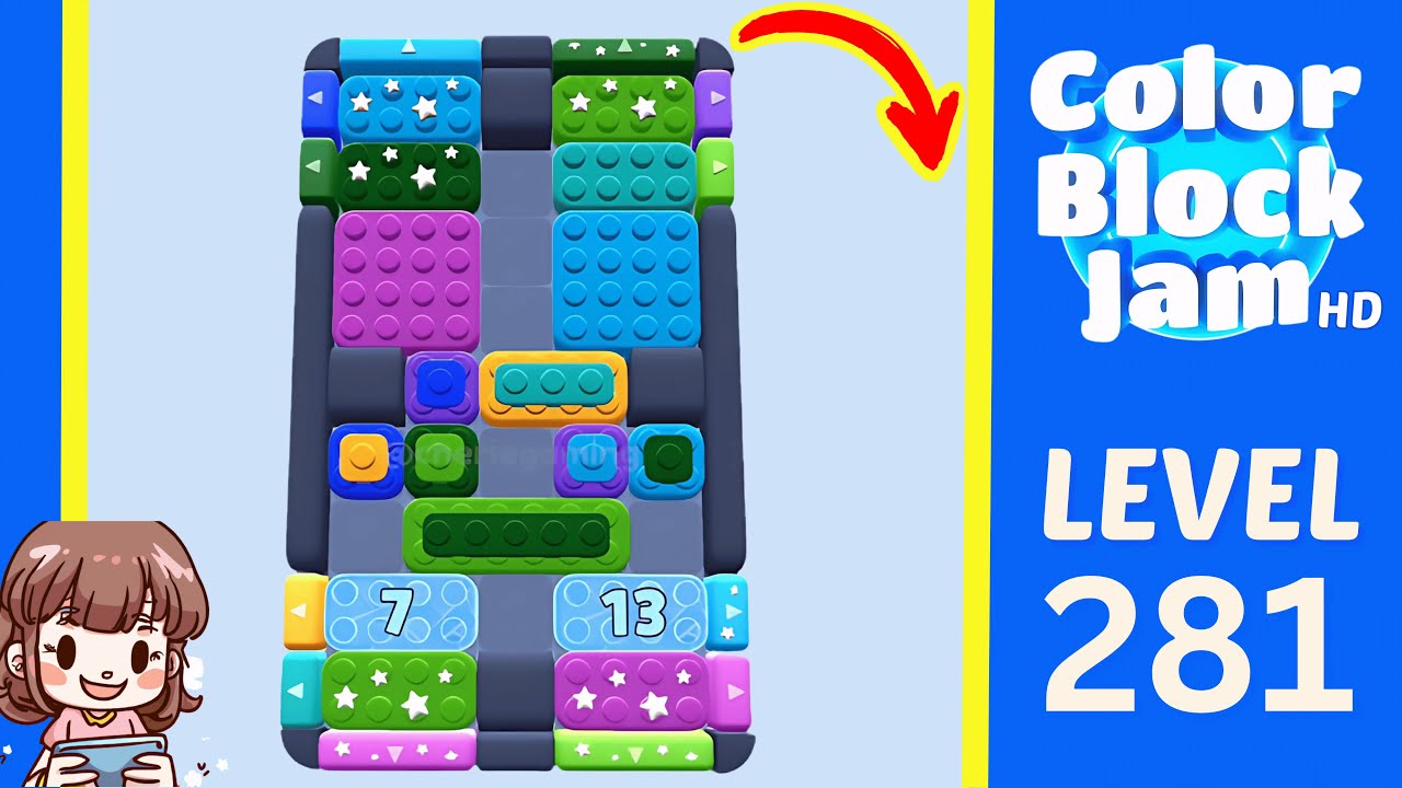 Color Block Jam Level 281 Solution Walkthrough - YouTube