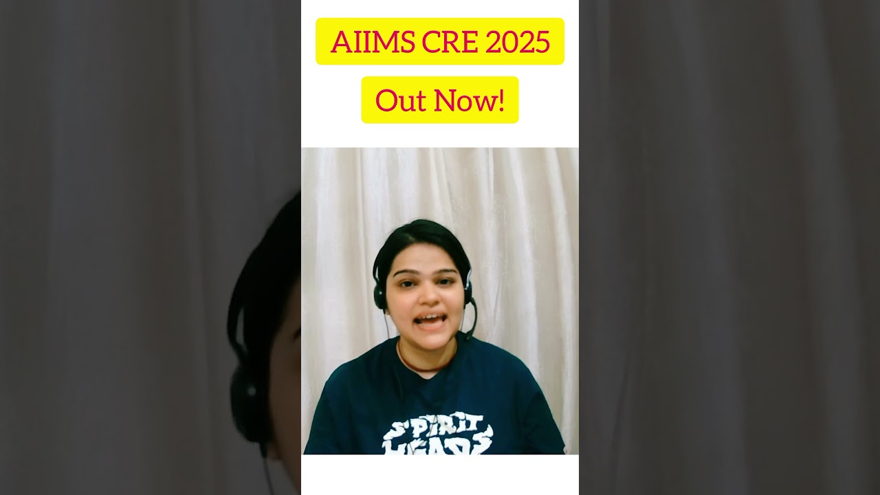 Physiotherapy AIIMS CRE 2025 result out now 