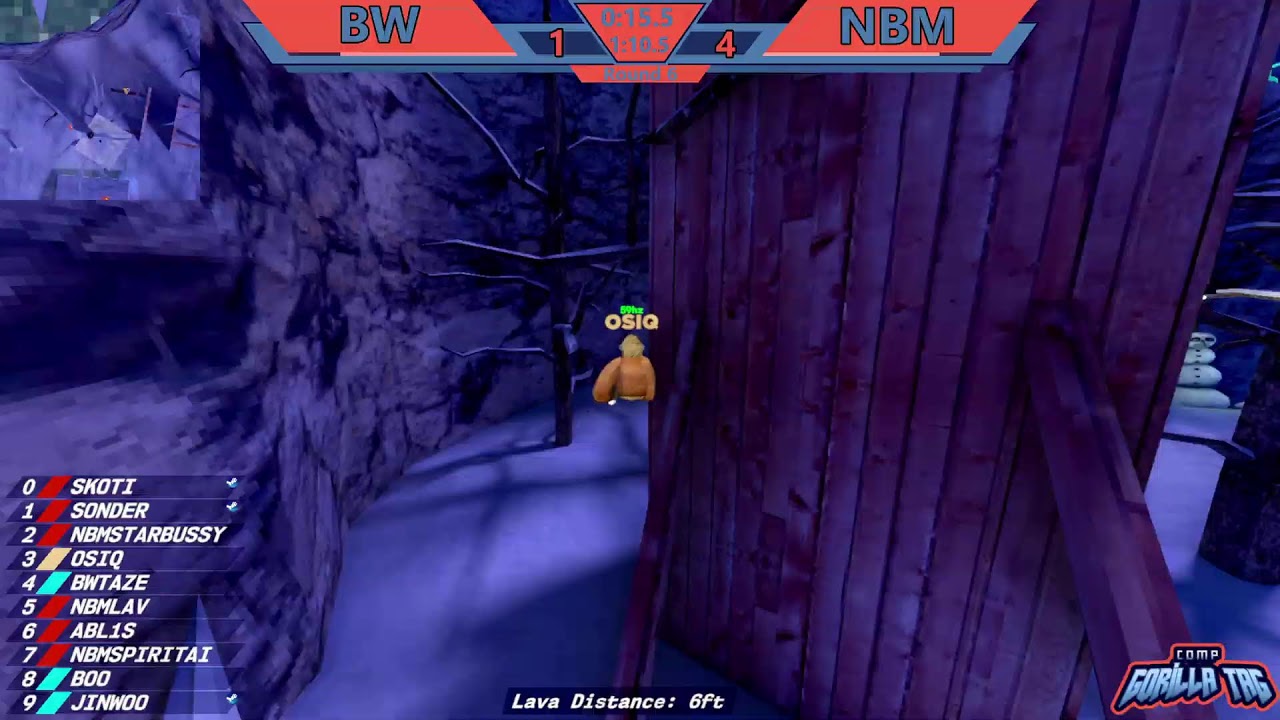 Banana Warriors vs Nitro Branching Monkeys Comp Gorilla Tag | Week 6 Seeding Matchup