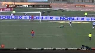 Argentina vs España resumen amistoso 2010