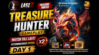 Treasure Hunter DAY 1 Rewards & Progress 🚀 Watch in X2 Speed