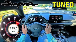 TUNED SUPRA A90 STRUGGLES at HIGH SPEED on AUTOBAHN