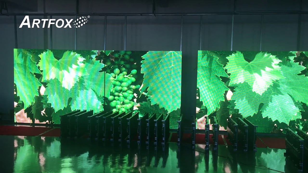 ArtFox P4 81L LED screen outdoor 20 feet take the video YouTube
