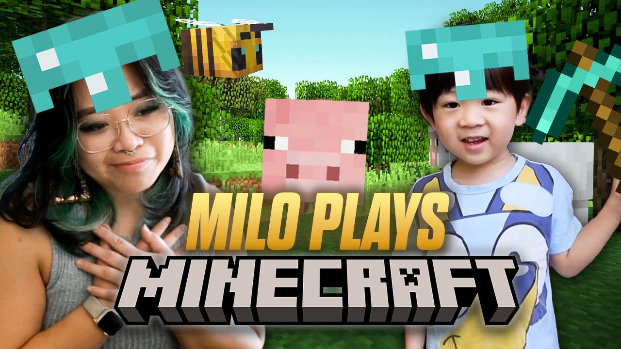 МИЛО играет в MINECRAFT вПЕРВЫЕ!