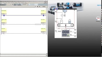 Learn PLC programming (PLC program with a virtual TIMER)