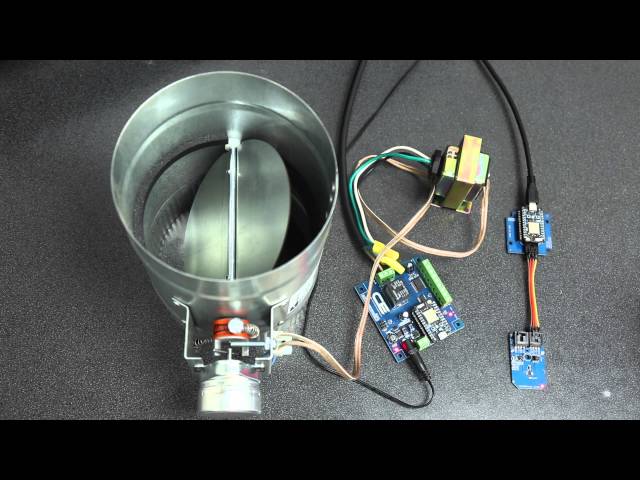 Smart Thermostat Controlled HVAC Duct Damper : 4 Steps (with Pictures) - Instructables | Hvac Damper Wiring | | Instructables