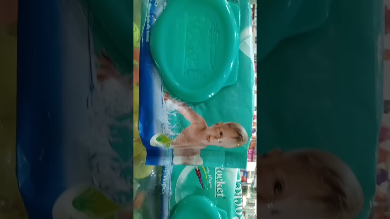 Rocket® Baby Wipes soap free - alcohol free - dermatologically tested +ALOE