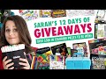 12 DAYS OF GIVEAWAYS 2020 - Huge Christmas giveaway event - coloring, art and stationery prizes!