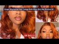 Ginger Wig Human Hair Orange Body Wave Bob Wig Glueless Wig... — Top Pick 2026 | Unbeatable Price!