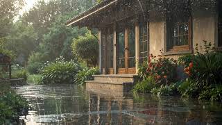 Rainstorm & Soft Thunder Sound ASMR | Best ASMR Sound White Noise Recharge screenshot 4