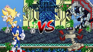 Undefeatable! Super Smash Bros. Crusade 0.9.4a [6] - Sonic Vs. E.M.M.I & R.O.B!