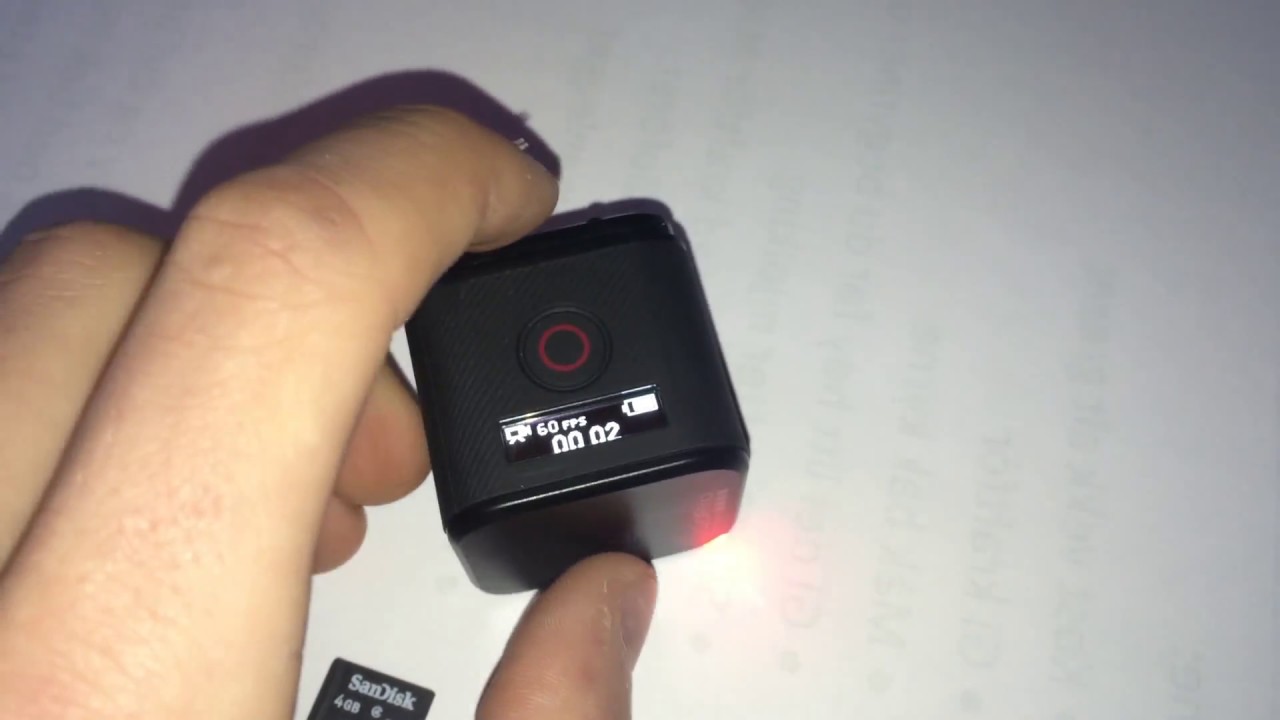 GoPro HERO 4/5 SESSION SD CARD PROBLEM - YouTube