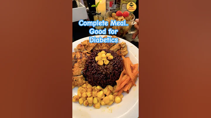 Black Rice full meal prep balanced diet #diabetesdiet  #blackrice #food #bloodsugar thumbnail