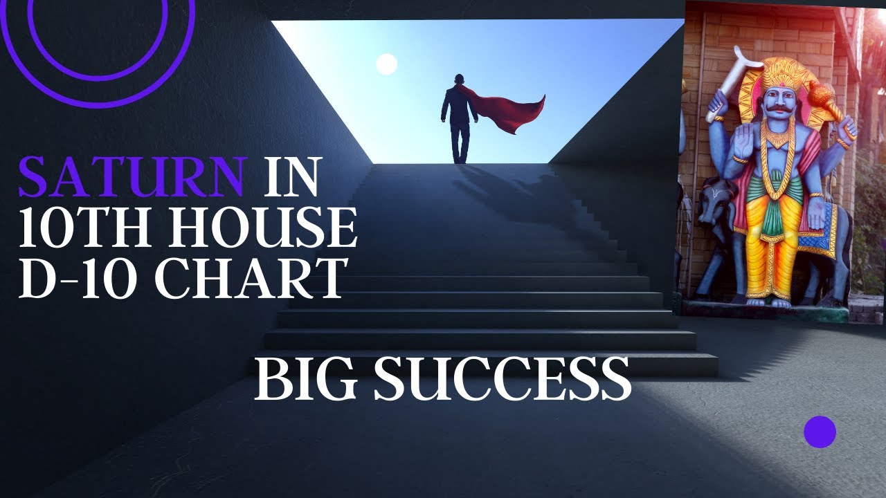 Saturn in the 10th House of D10/ Dasamsha chart Strong potential of big success YouTube