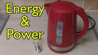 Power and Energy  Watts vs Watt Hours, Energy Cost and Battery Capacity