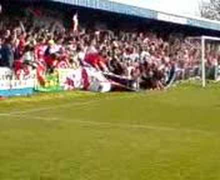 FC Utd v Rammy - Barrier Collapses