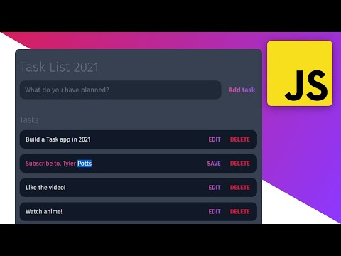 Video: Bagaimana Anda membuat daftar To Do di JavaScript?